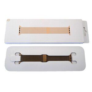 Genuine APPLE Gold Milanese Loop magnetic strap, watch band 40mm NEVER USED